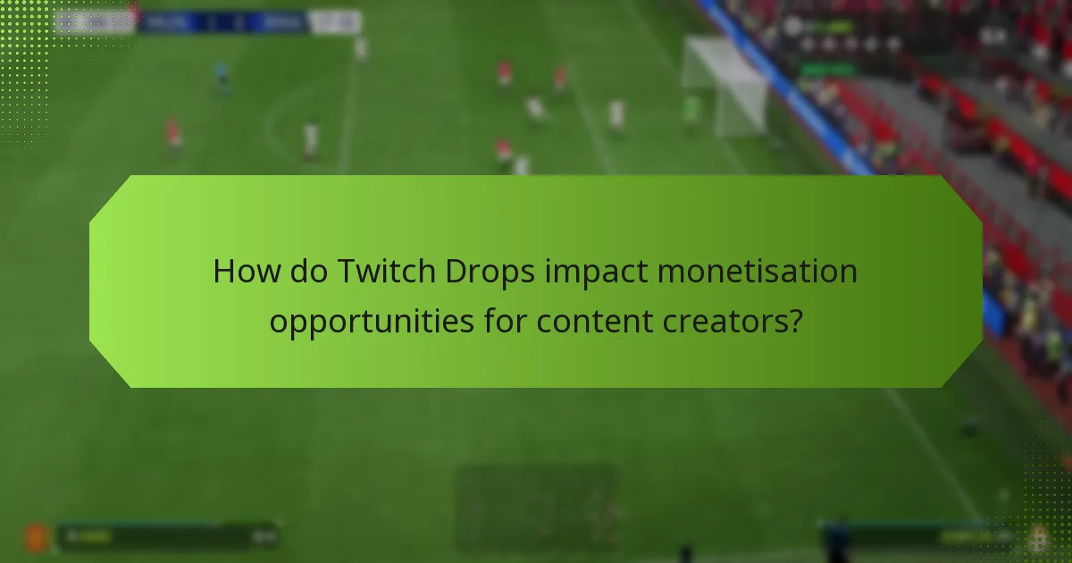 What rewards can content creators earn through Twitch Drops?